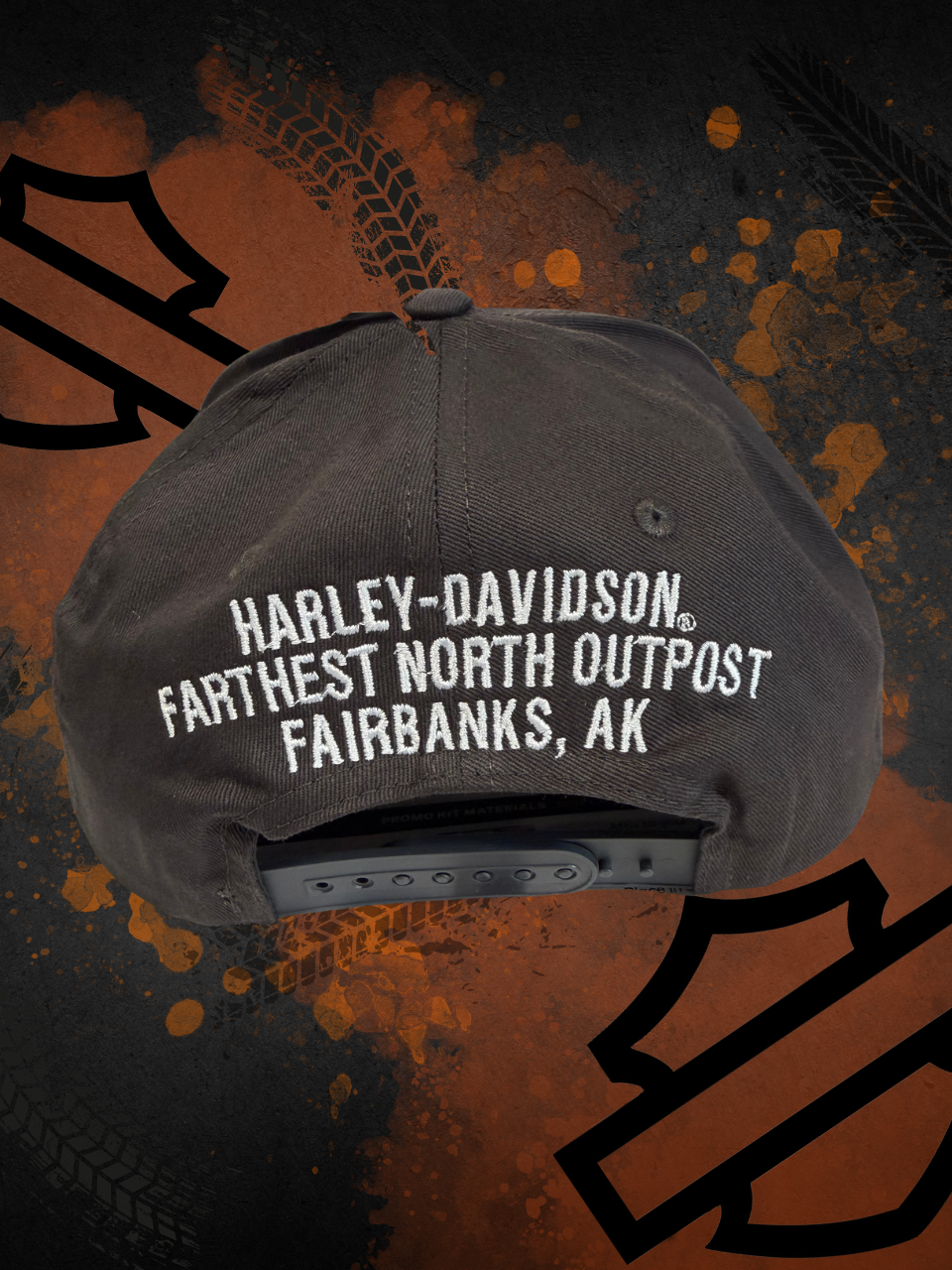 H-D Tank Hat Structured Curve Bill