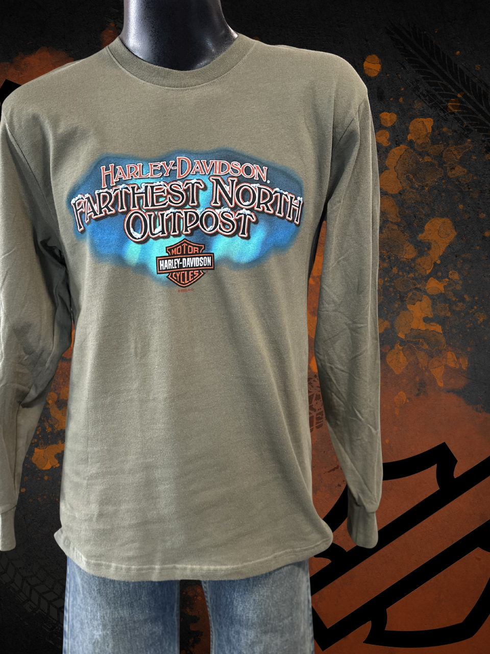 3D Bear & Outhouse Long Sleeve