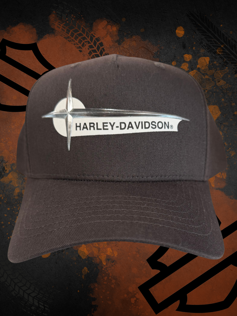 H-D Tank Hat Structured Curve Bill