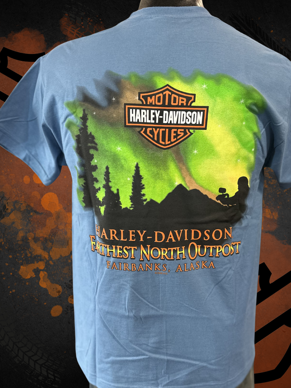 Northern Lights Mens Short Sleeve