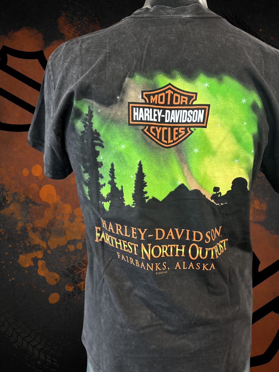 Northern Lights Mens Short Sleeve