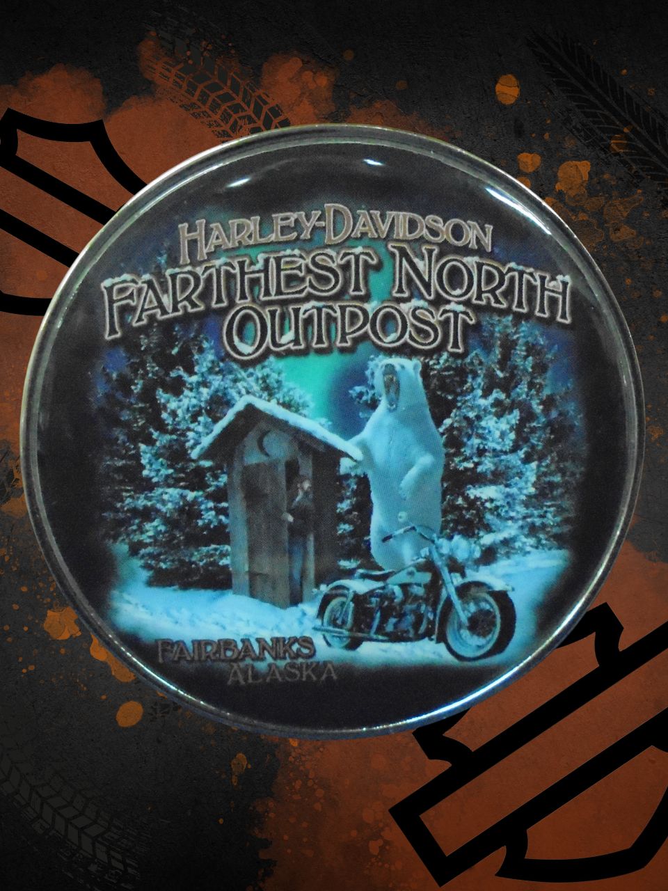 Bear & Outhouse Challenge Coin