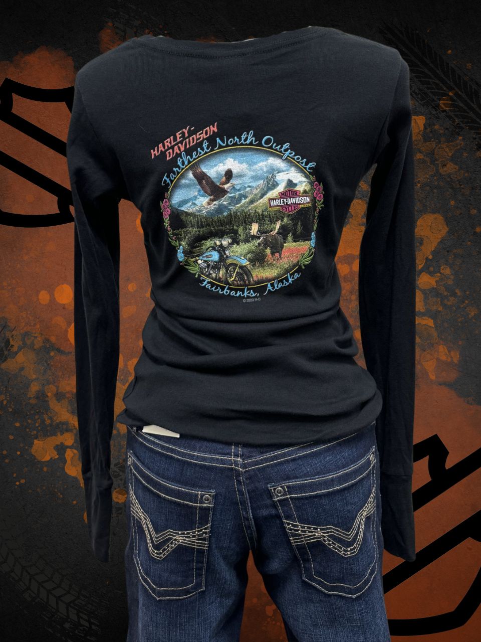 Flower Border - Long Sleeve
