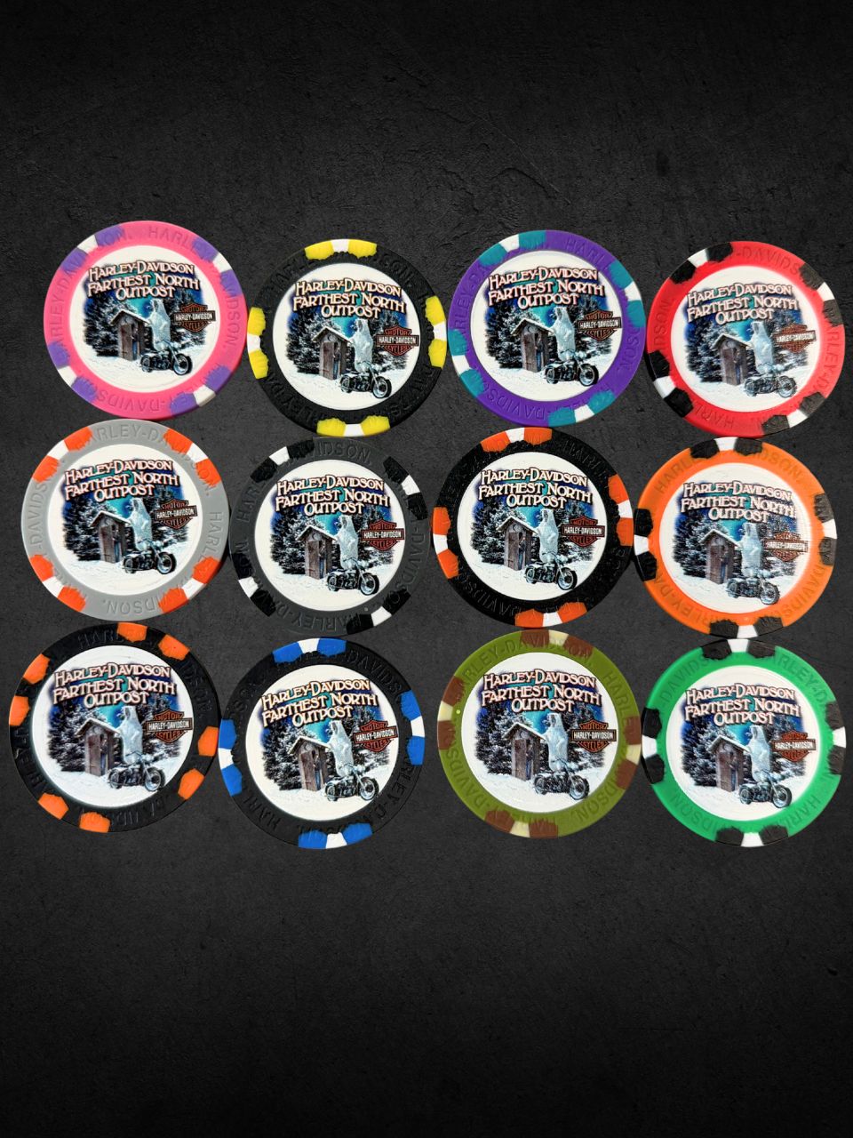 *Bear & Outhouse Poker Chips