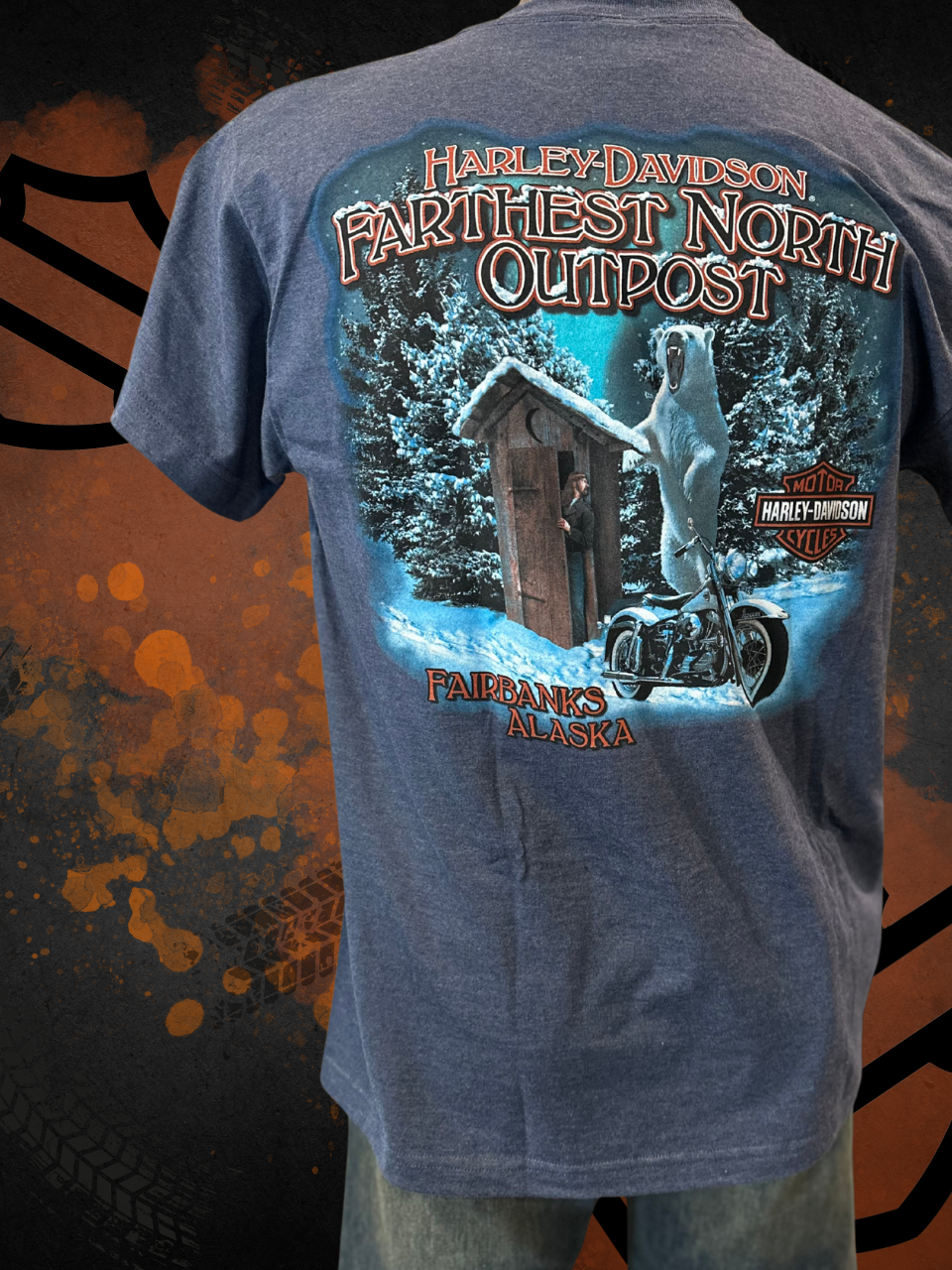 3D Bear & Outhouse Short Sleeve