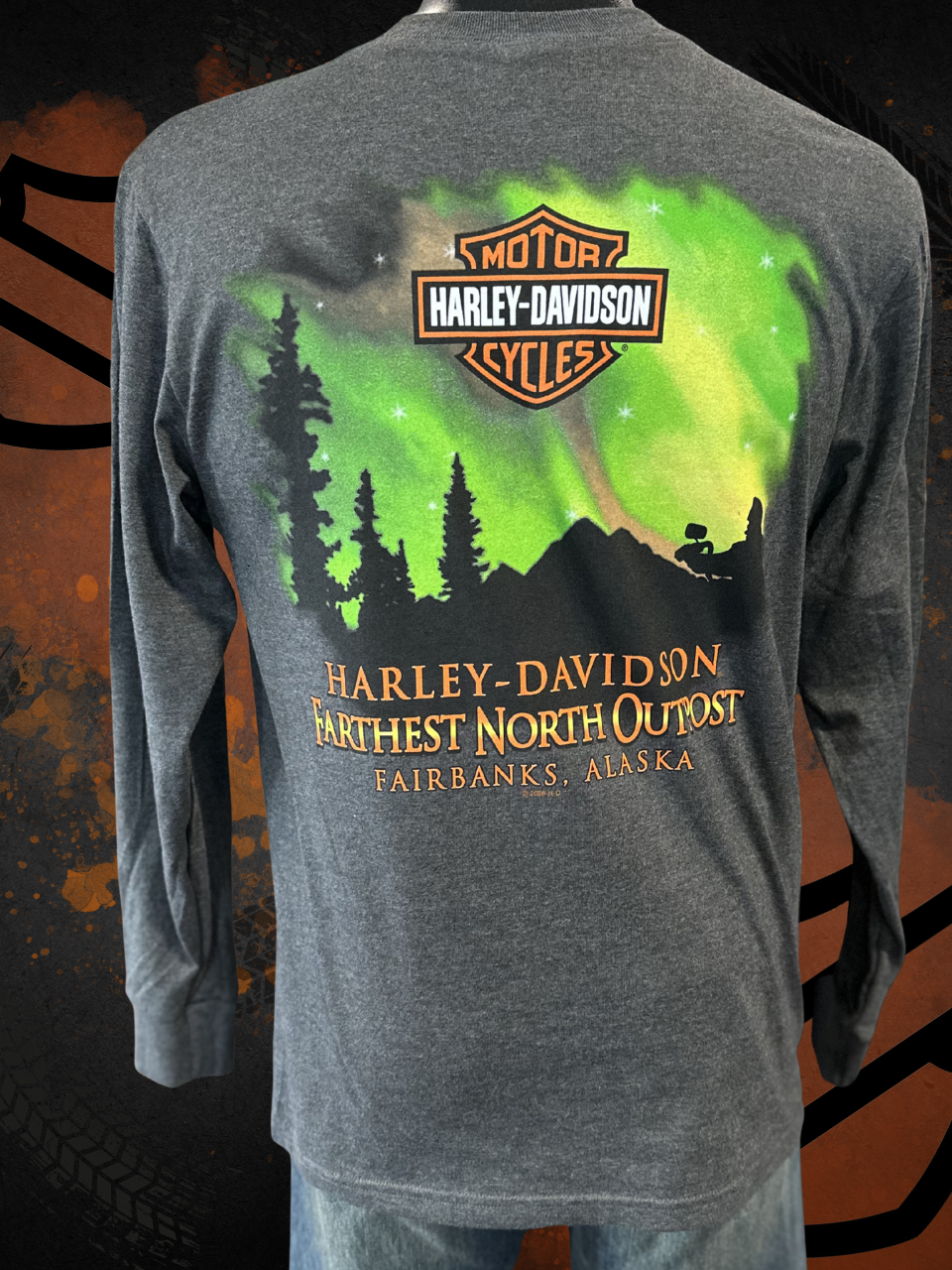 Northern Lights Mens Long Sleeve