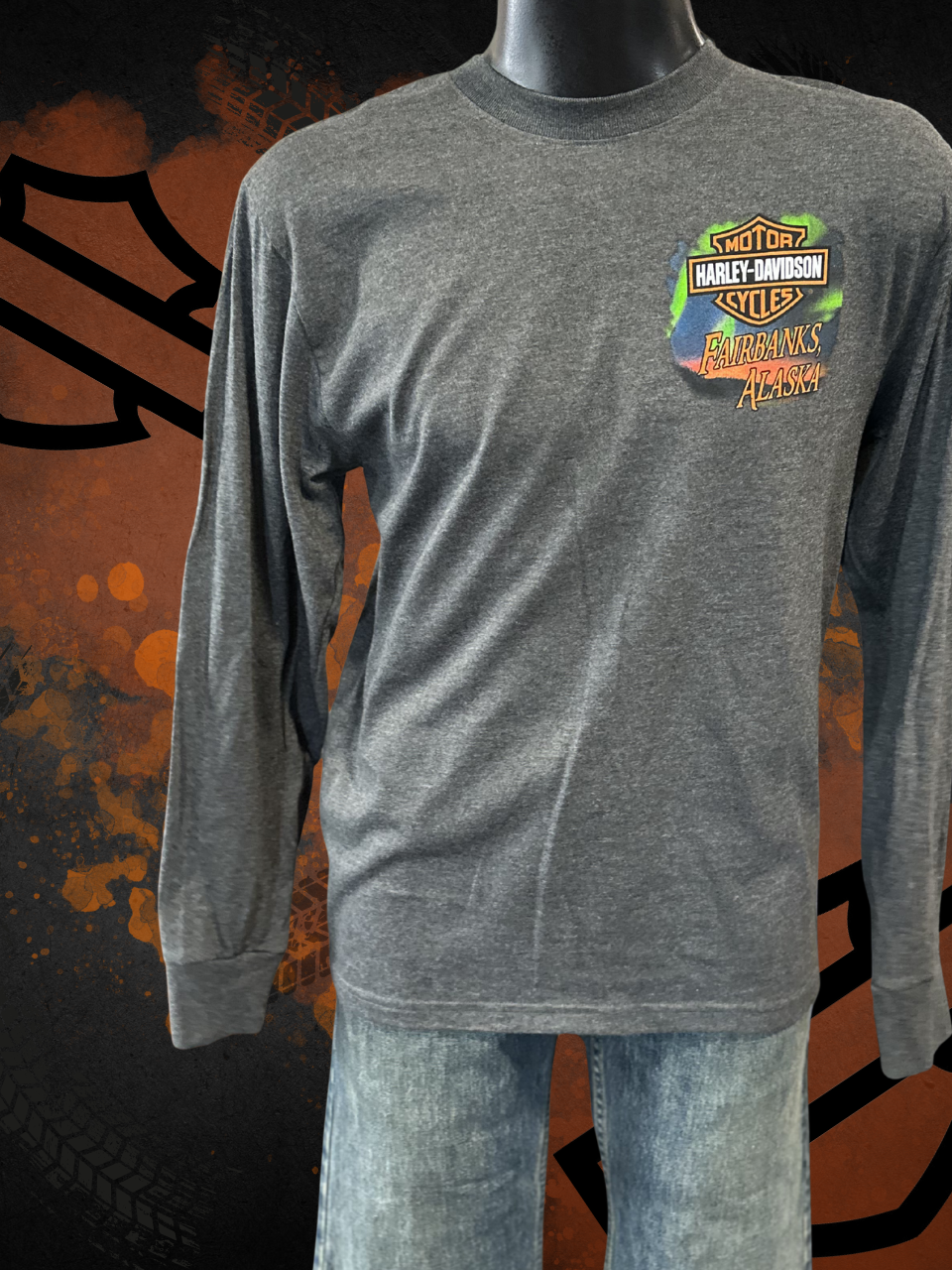 Northern Lights Mens Long Sleeve