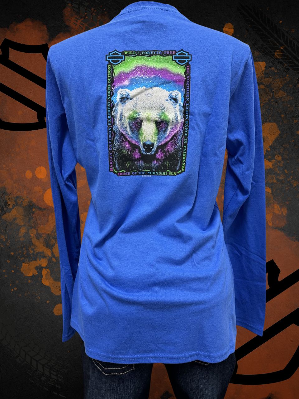 Northern Lights Bear Long Sleeve