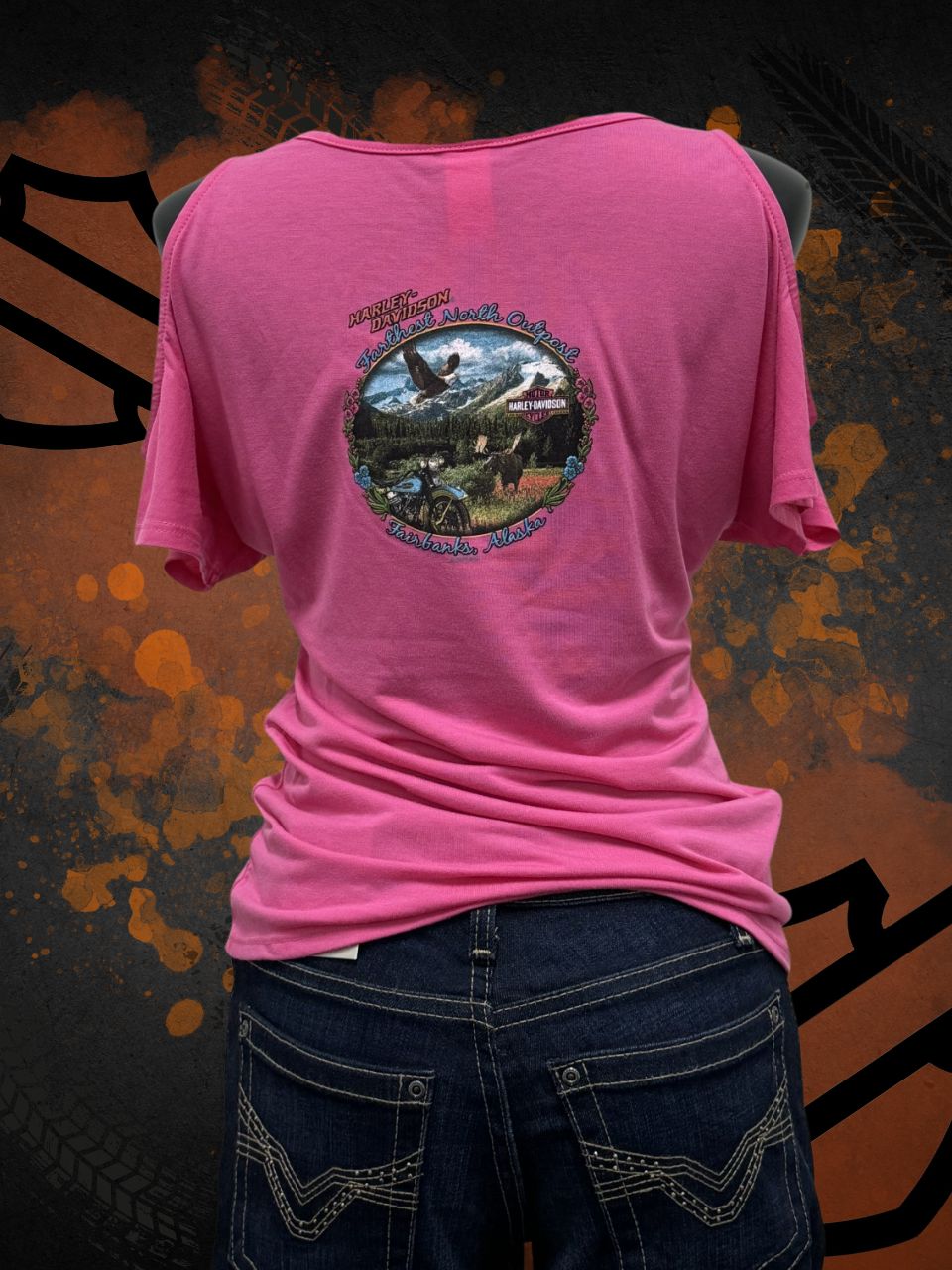 Flower Border Short Sleeve