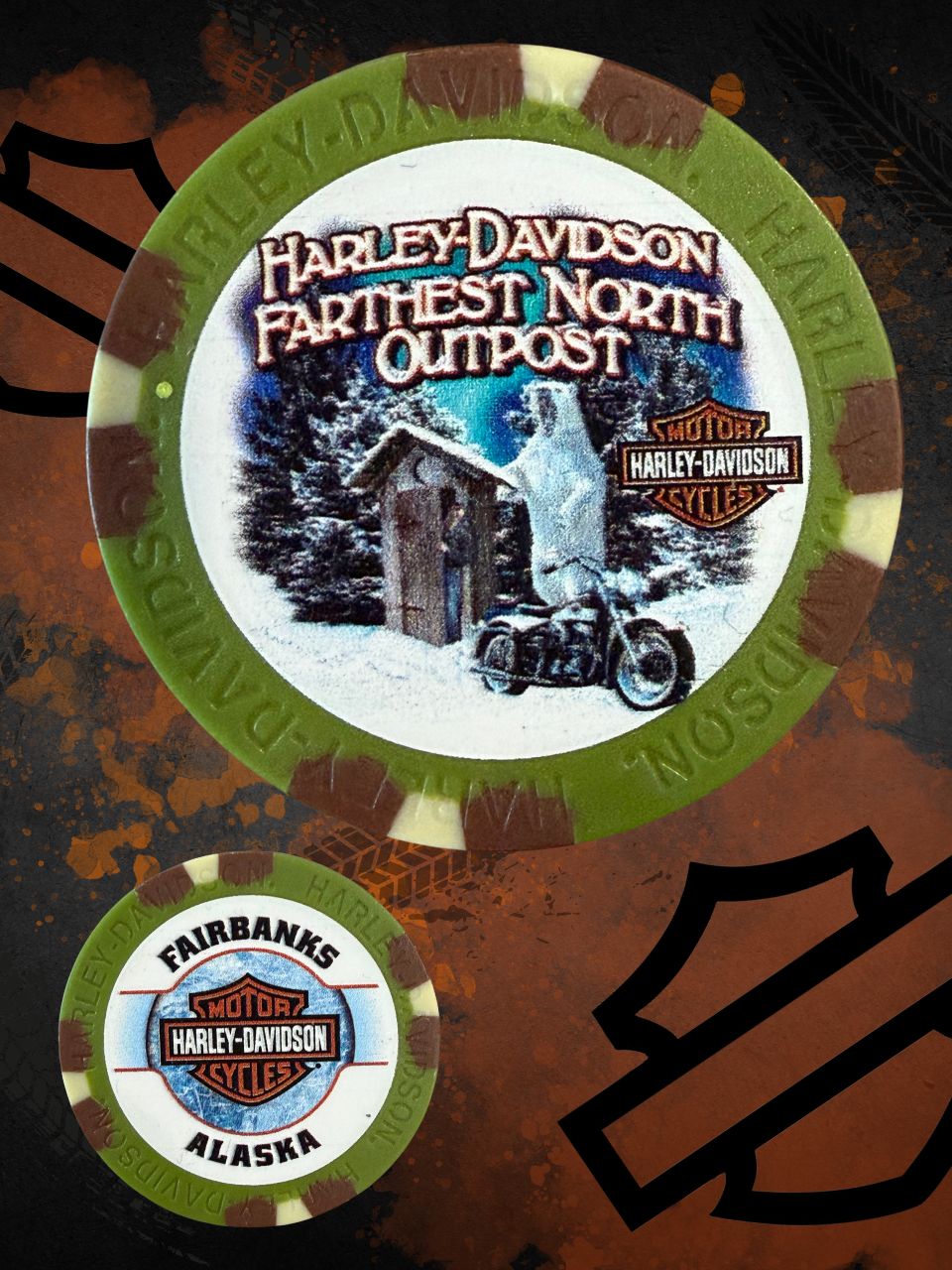*Bear & Outhouse Poker Chips