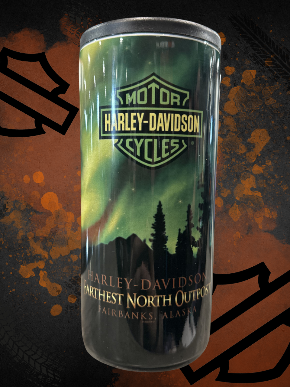 Northern Lights Slim Can Coozie