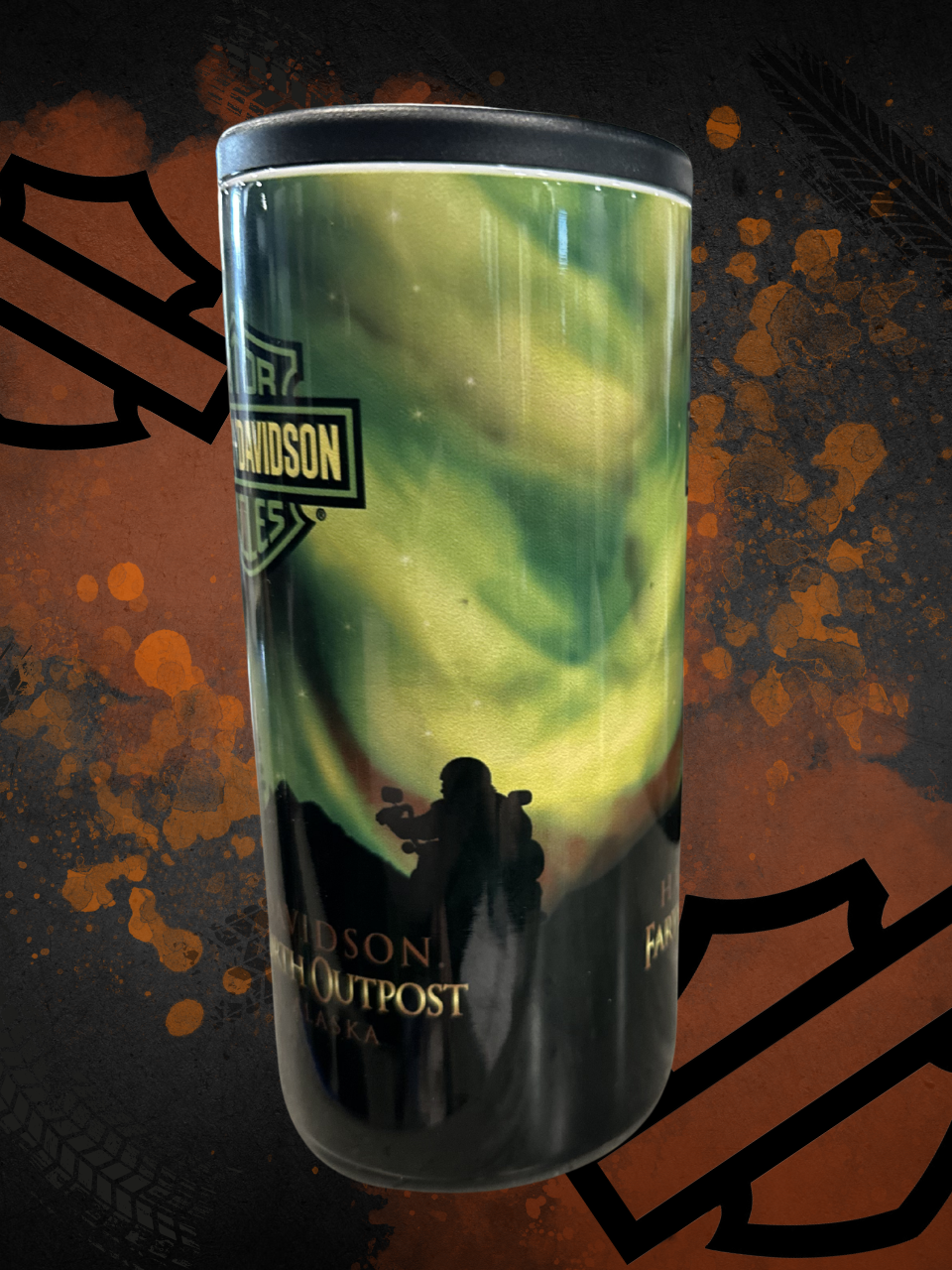 Northern Lights Slim Can Coozie