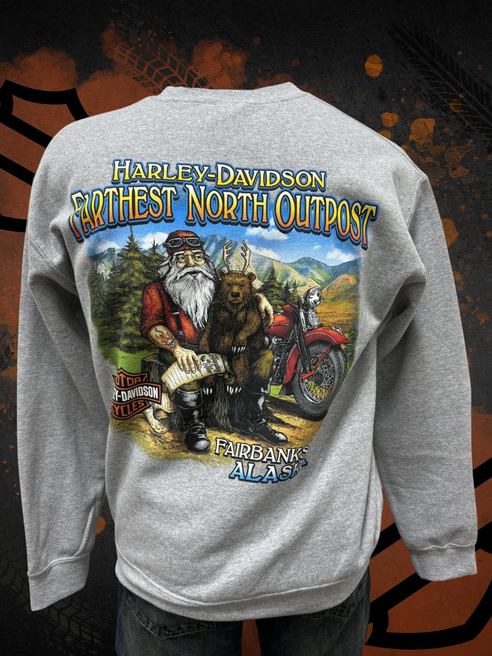 North Pole Crew Neck Pullover Sweatshirt