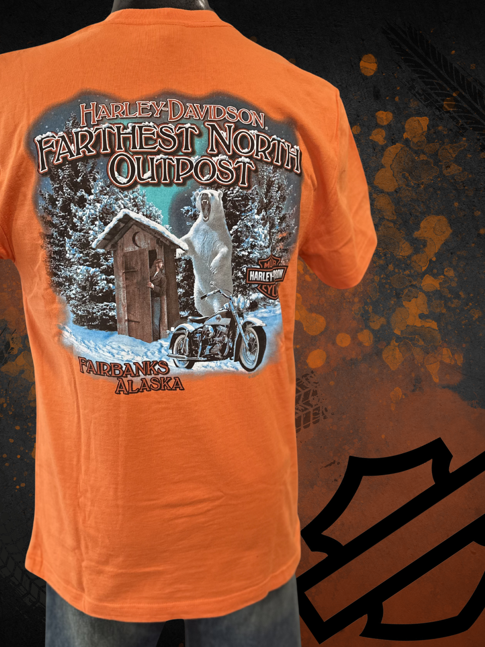 3D Bear & Outhouse Short Sleeve