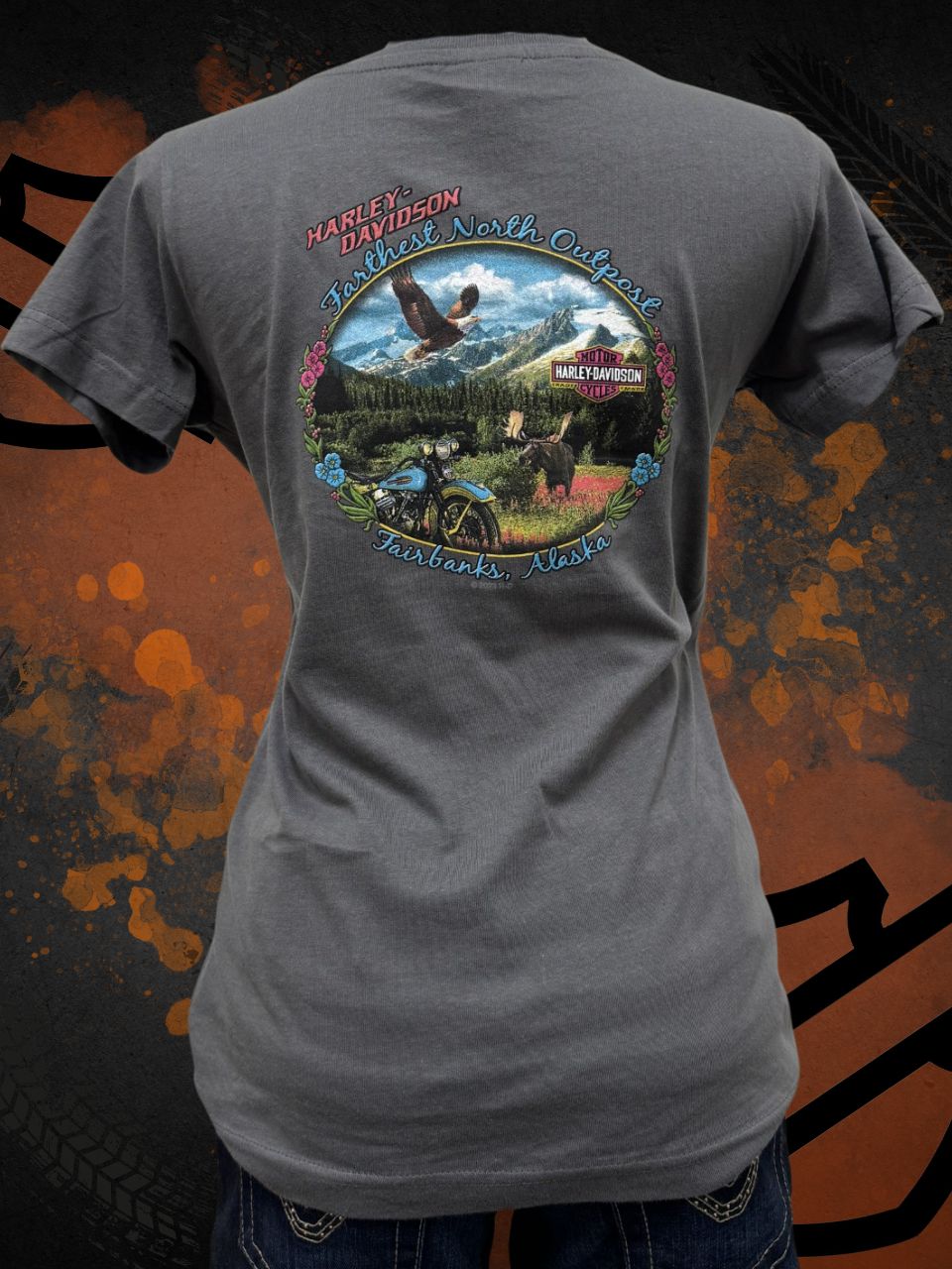 Flower Border Short Sleeve