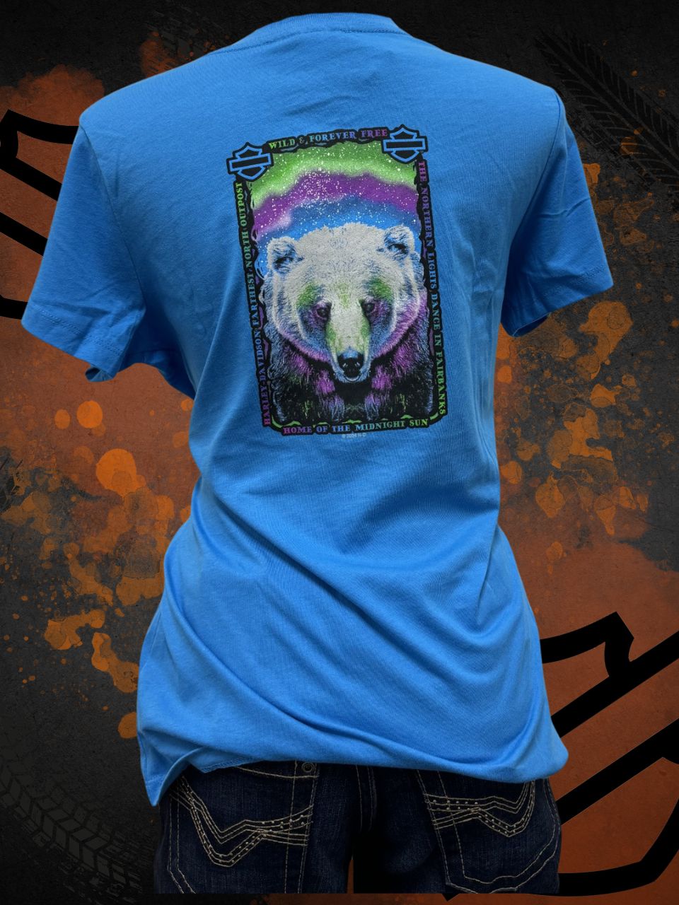 Northern Lights Bear - Short Sleeve