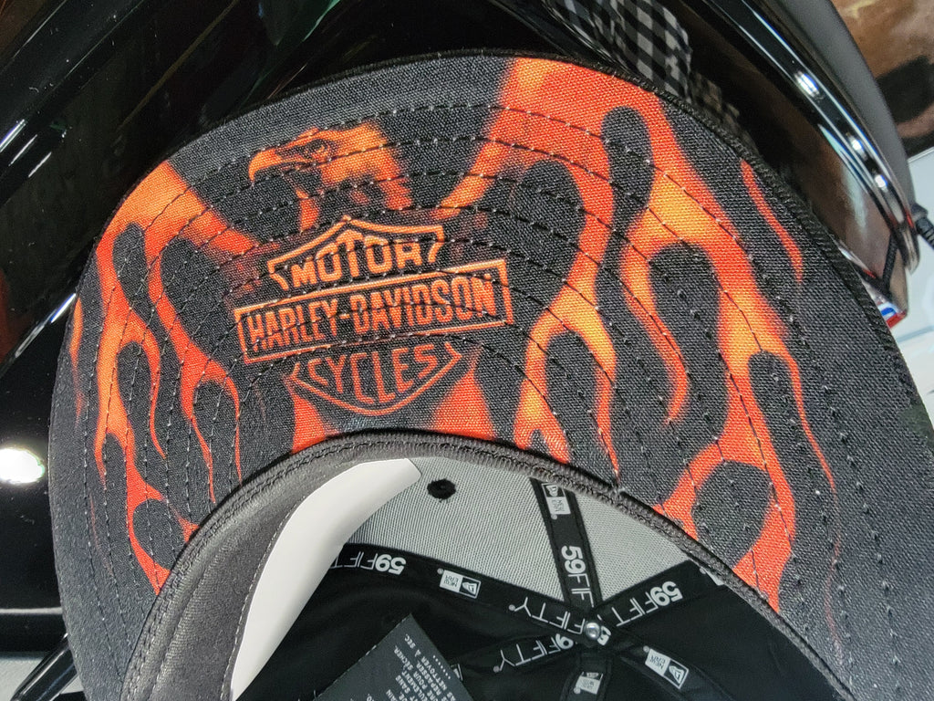 *Mens HD "WOVEN BLACK" Fitted Hat