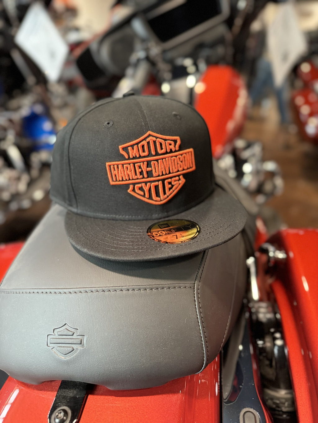 *Mens HD "WOVEN BLACK" Fitted Hat