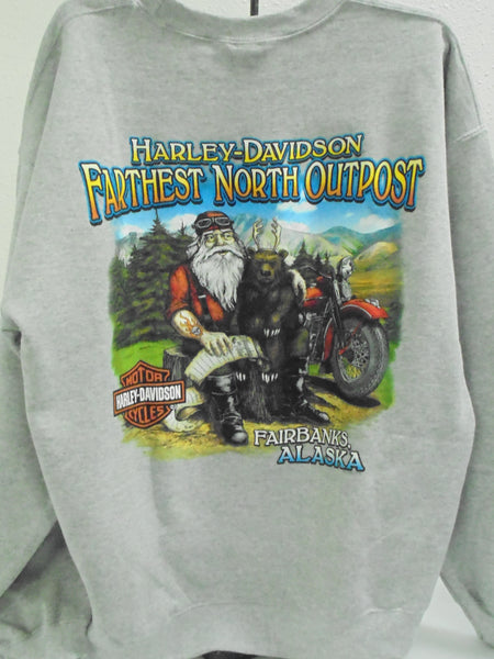 North Pole Pullover Sweatshirt Grey