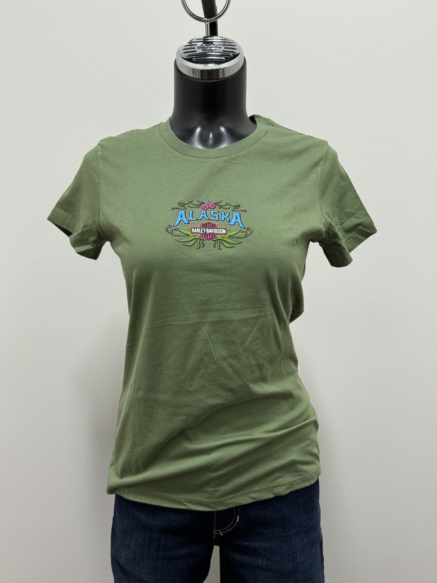 Women's Flower Border S/S