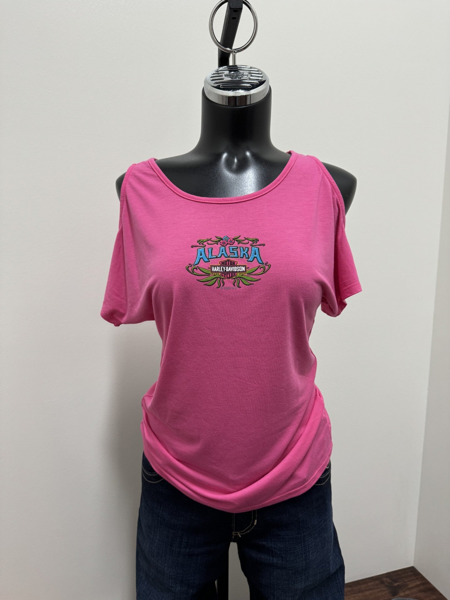 Women's Flower Border S/S