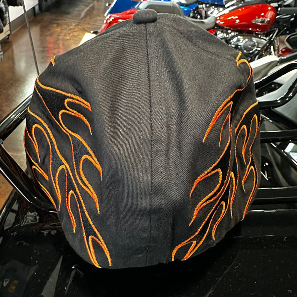 *Mens "HD Pin Flame" Fitted Hat