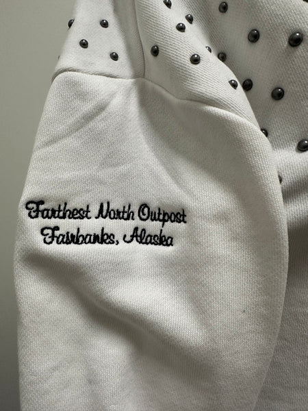 Women's Studded Out Pullover Hoodie - Custom Embroidery