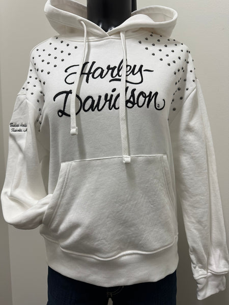 Women's Studded Out Pullover Hoodie - Custom Embroidery