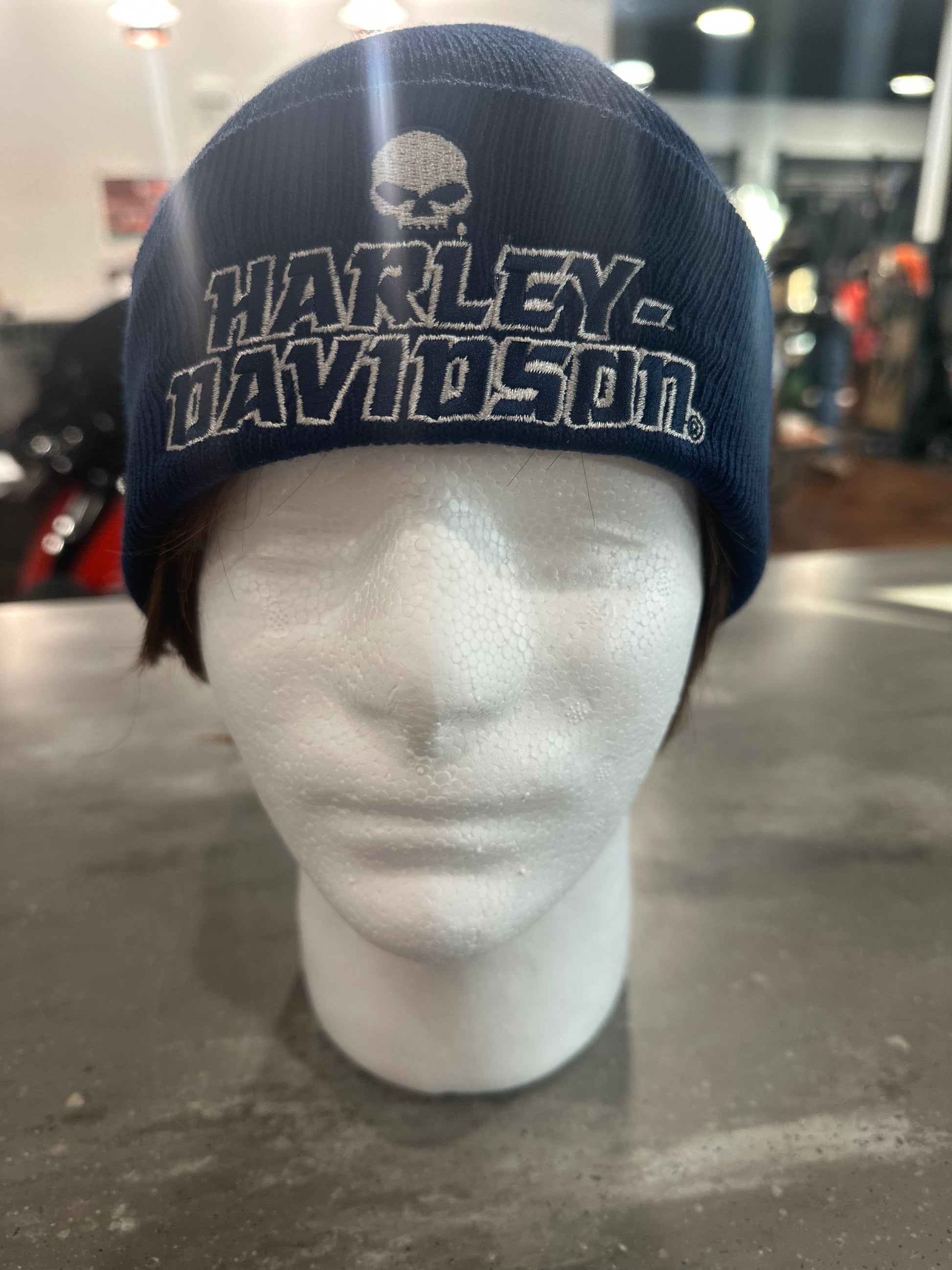 Custom Harley-Davidson Virtual Beanie- Navy
