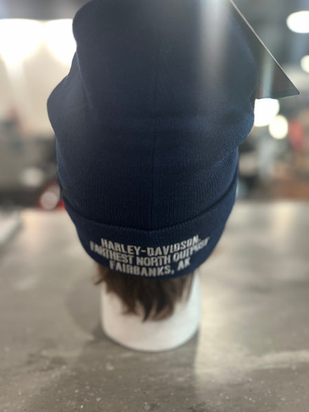 Custom Harley-Davidson Virtual Beanie- Navy