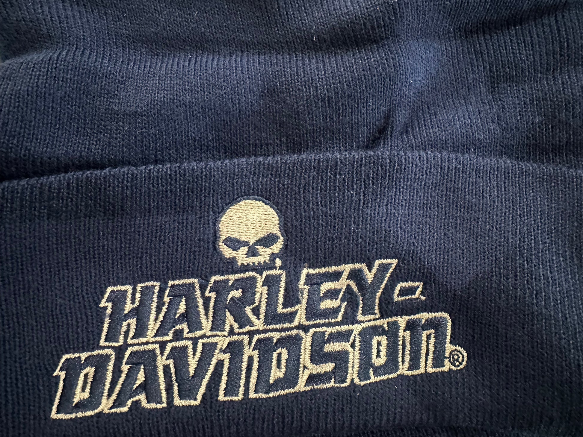 Custom Harley-Davidson Virtual Beanie- Navy