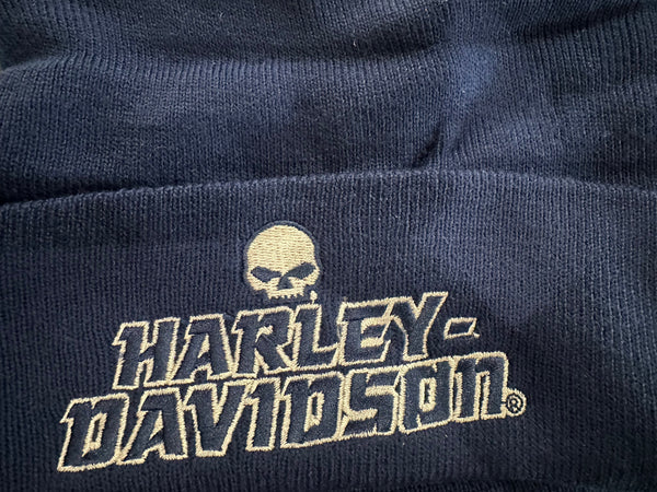 Custom Harley-Davidson Virtual Beanie- Navy