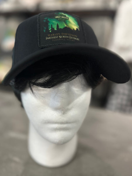 Farthest North Outpost- Northern Lights Custom Flexfit Hat