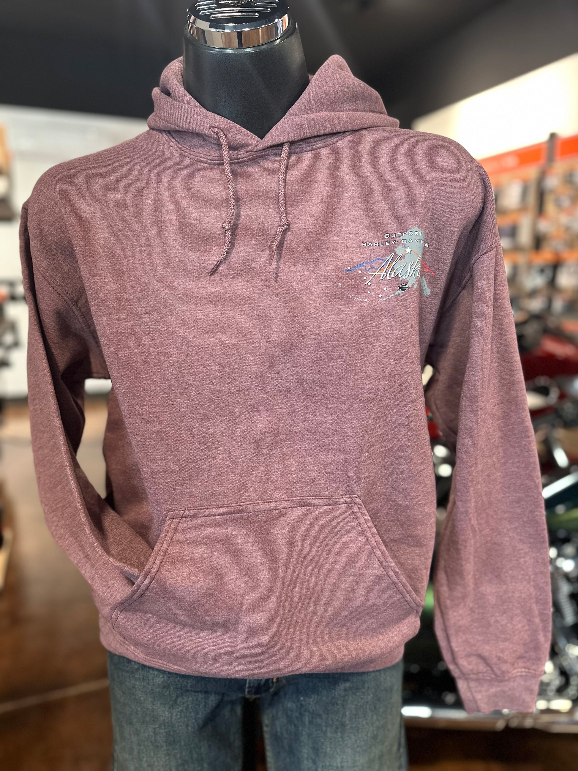 State Outline Pullover Hoodie