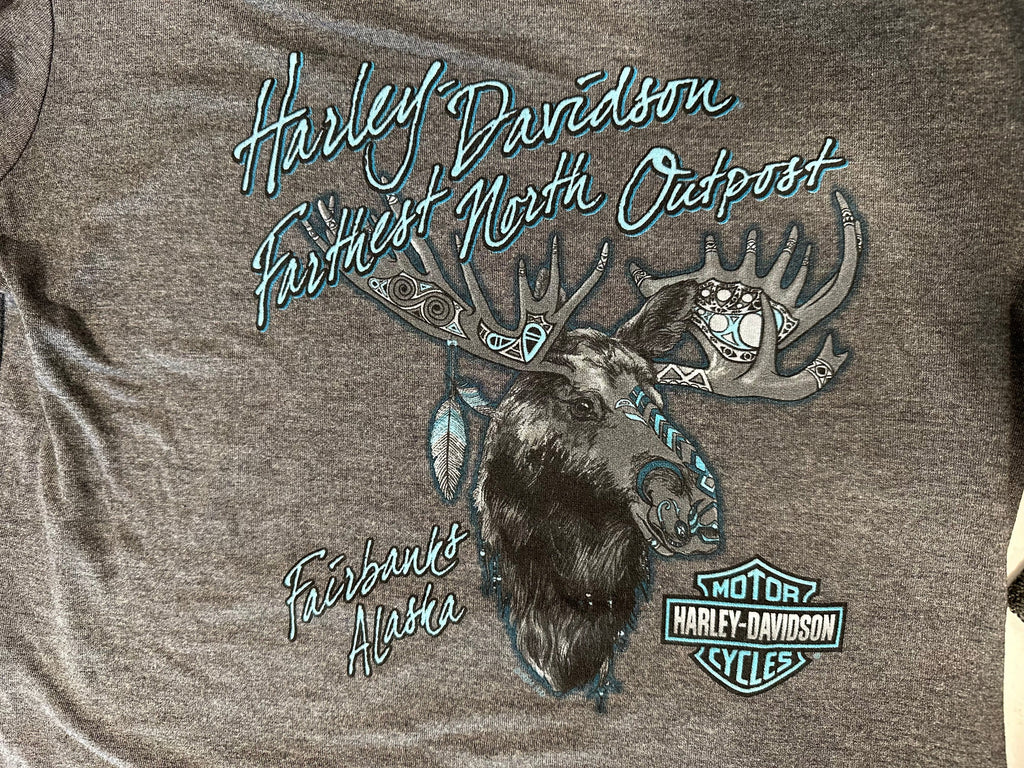 SUBTLE MOOSE WOMEN'S 3/4 SLEEVE DARK GREY