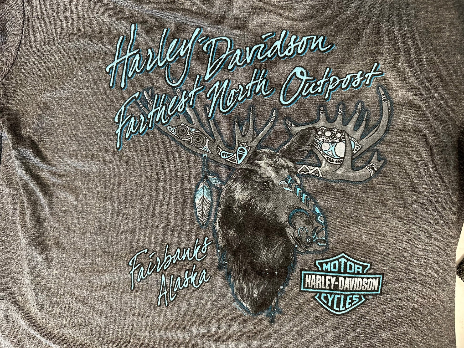 SUBTLE MOOSE WOMEN'S 3/4 SLEEVE DARK GREY