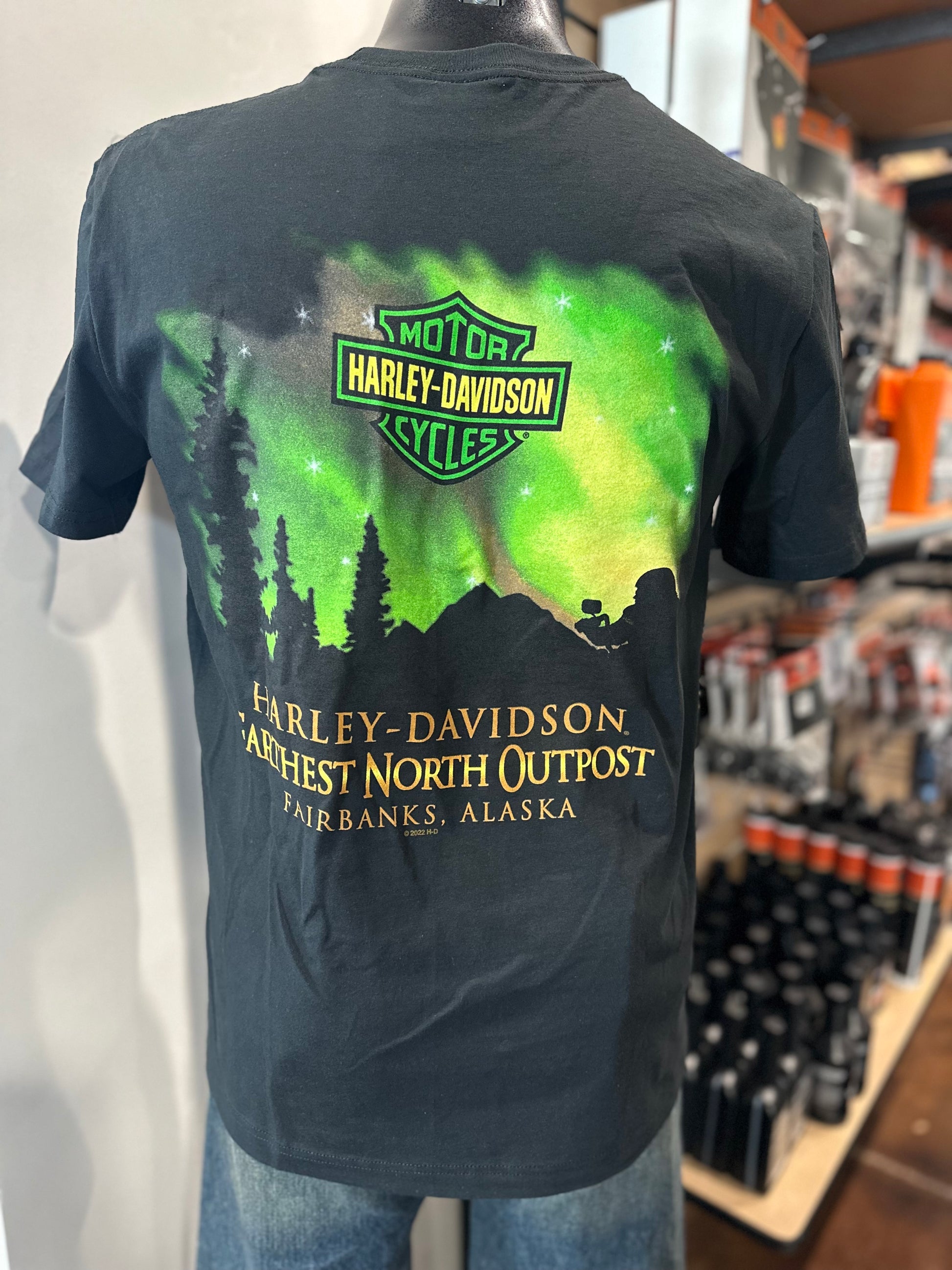Northern Lights Mens Short Sleeve
