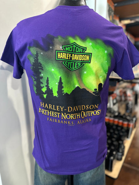 Northern Lights Mens Short Sleeve