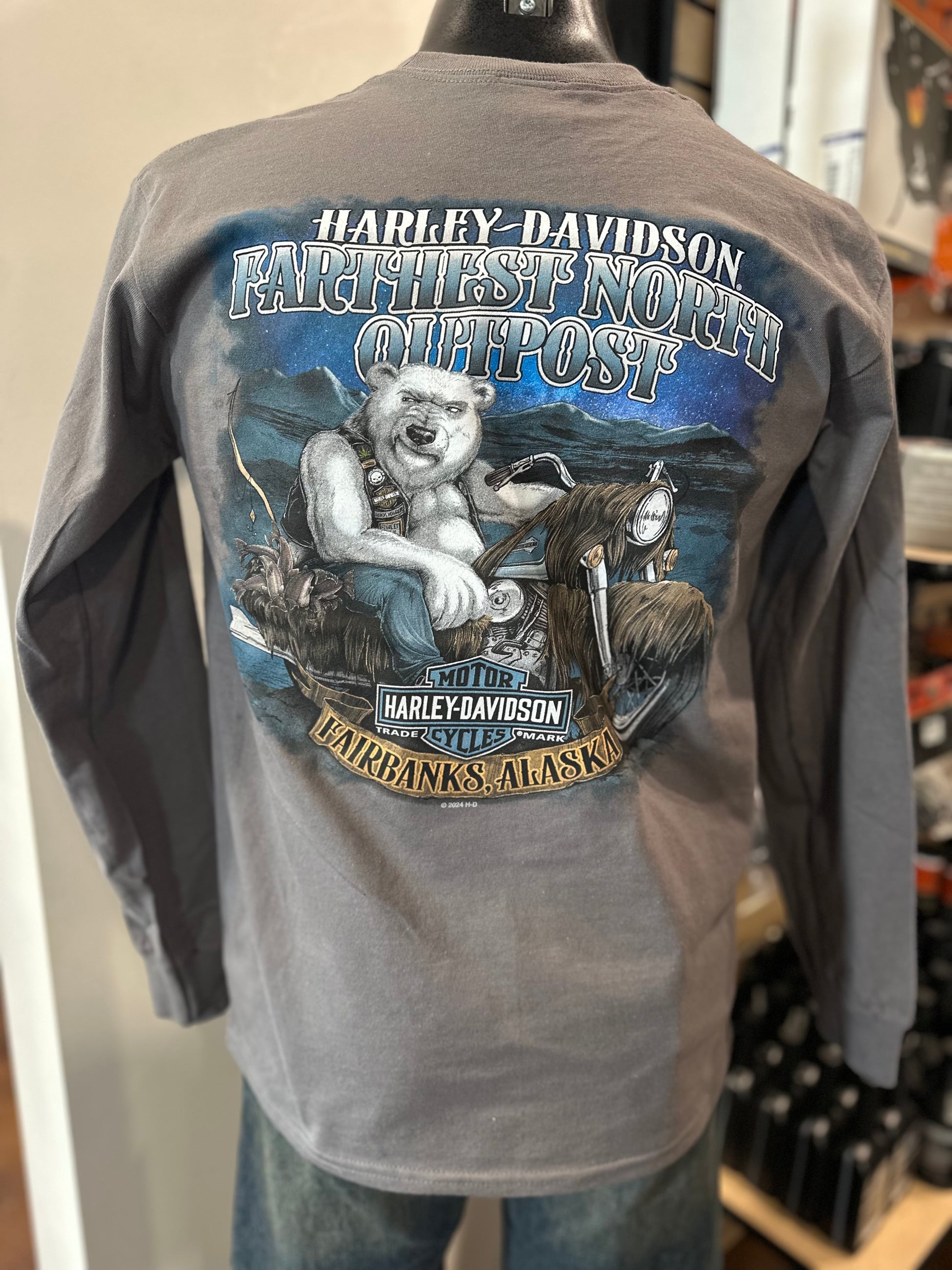 Nanuk Mens Long Sleeve Grey