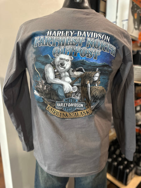 Nanuk Mens Long Sleeve Grey
