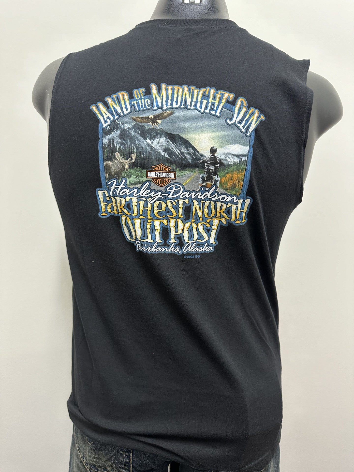 Land of the Midnight Sun Sleeveless - Black