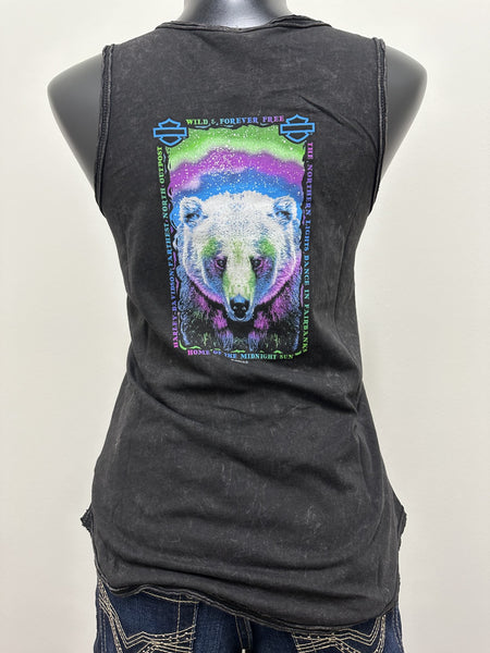 Women's Northern Lights Bear Tank