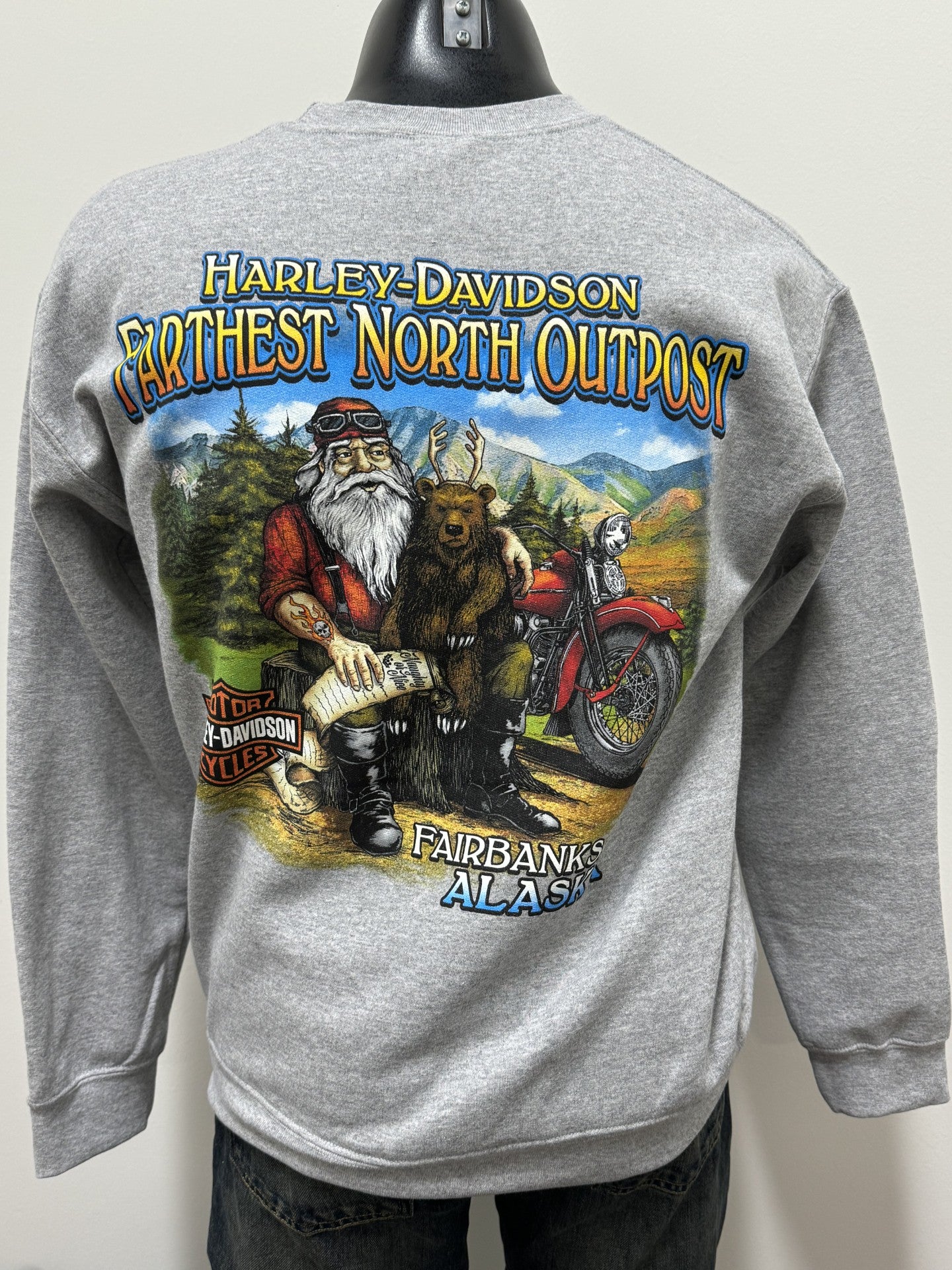 North Pole Crew Neck Pullover Sweatshirt