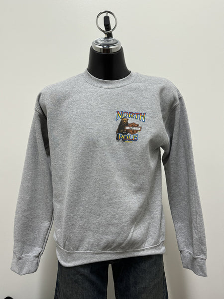 North Pole Pullover Sweatshirt Grey