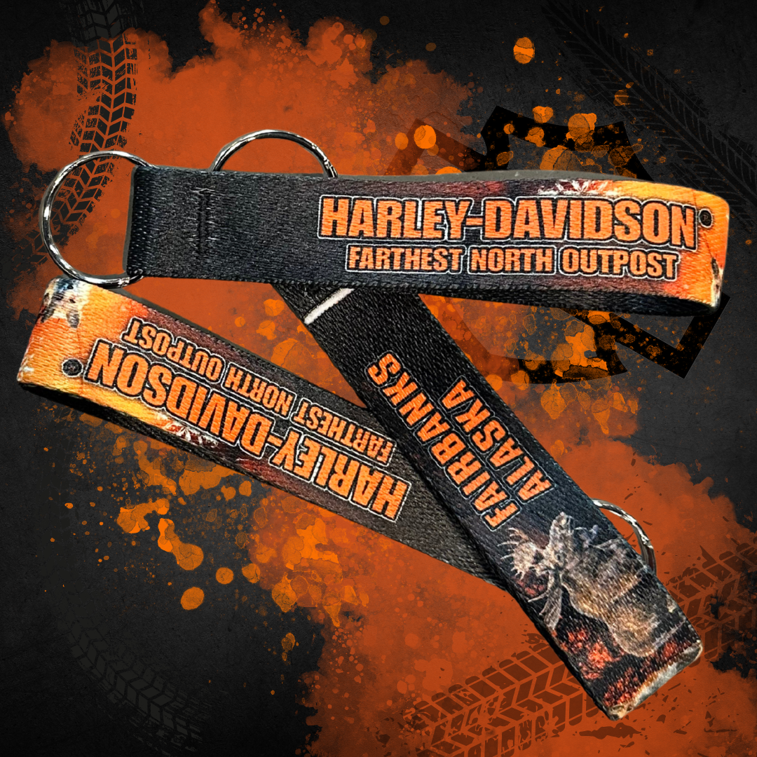 Farthest North Outpost Strap Keychain