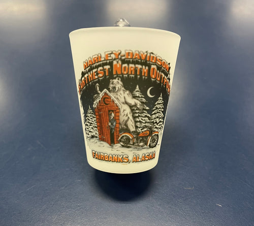 *Bear & Outhouse Shot Glass